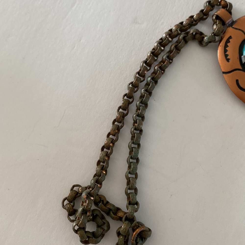Vintage necklace cooper. N15 - Picture 6 of 6